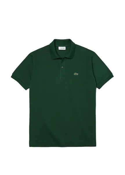 Зеленая мужская футболка-поло classic fit l.12.12 Lacoste