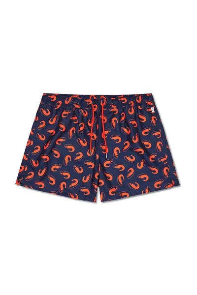 Шорты для плавания с рисунком и карманами Happy Socks, оранжевый
