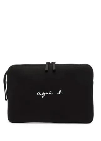 Agnès b. сумка для ноутбука с логотипом