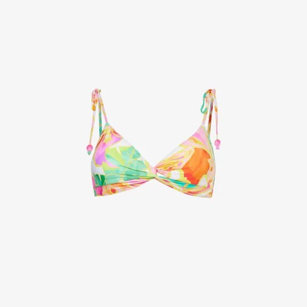 Лиф бикини wonder с графичным принтом Seafolly, цвет fuchsia rose