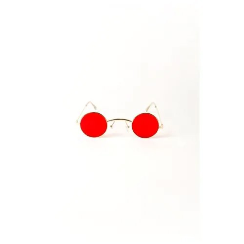 Очки солнцезащитные женские Libellen 118015 с красными линзами