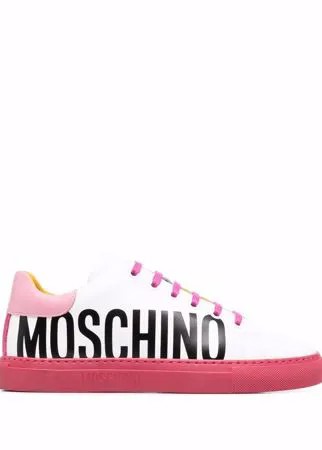 Moschino кеды с логотипом
