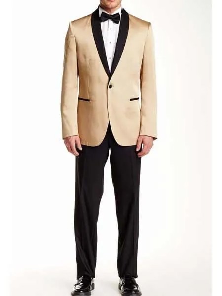 2017 новейший дизайн пальто брюки золотистый смокинг черный лацкан мужской костюм на выпускной облегающий комплект из 2 предметов костюмы же...