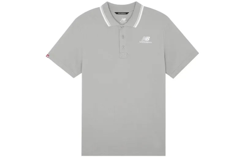 Рубашка поло мужская серая New Balance, серый
