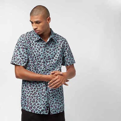 Cayler - Sons Fresh Leopard SS Lifestyle Рубашка Мужская синий/фиолетовый