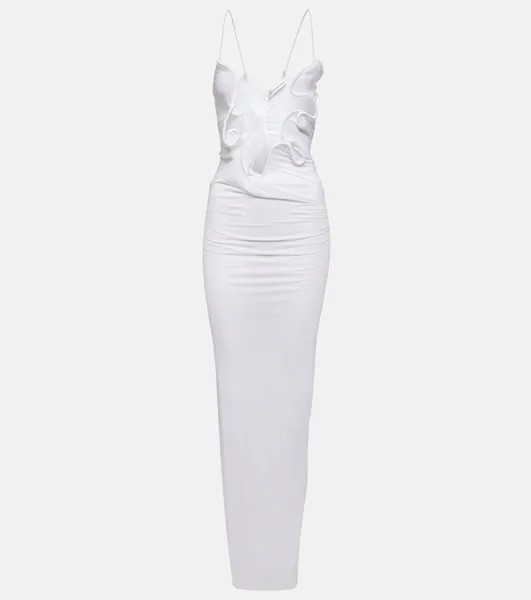 Формованное платье Venus из джерси с вырезами CHRISTOPHER ESBER, белый