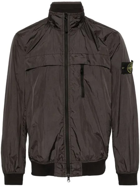 Stone Island бомбер с нашивкой Compass, серый