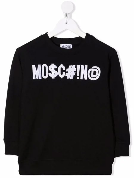 Moschino Kids толстовка с логотипом