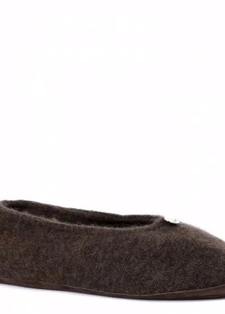 Тапочки женские Calzetti 6000-WS коричневые 36 RU