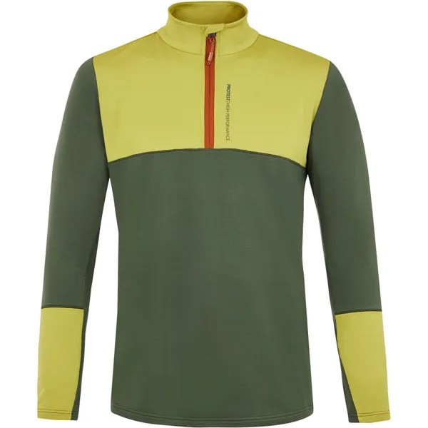 Спортивная футболка Protest Prtsitano half zip, зеленый