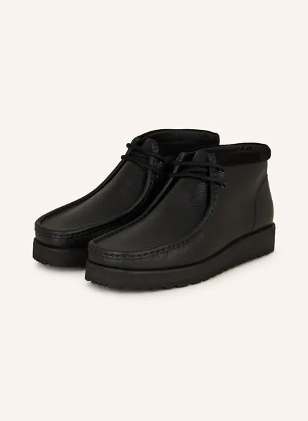 Сапоги пустыни Wallabee Scout Clarks Originals, черный