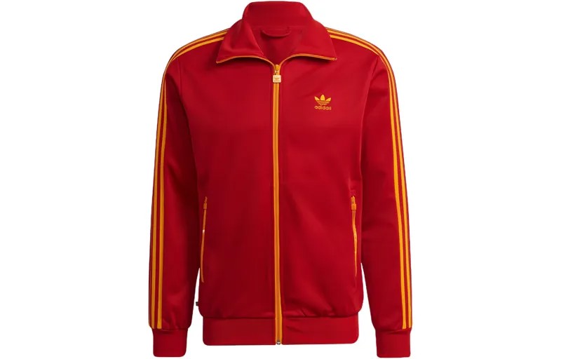Мужская спортивная куртка Beckenbauer, красная Adidas Originals, красный