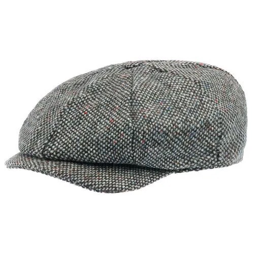 Кепка HANNA HATS арт. JP Tweed JP2 (серый / черный), размер 59