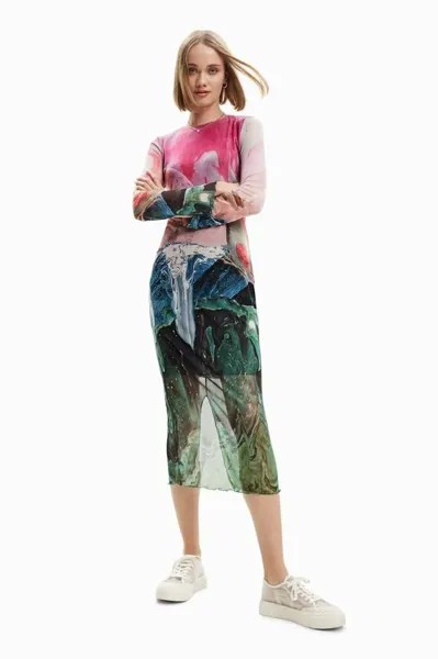 Дезигуальное платье Desigual, мультиколор