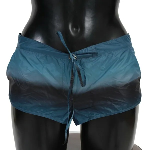ERMANNO SCERVINO Купальник-бикини Синие шорты с омбре Пляжная одежда IT2 / S Рекомендуемая розничная цена 100 долларов США