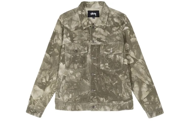 Куртка унисекс зеленая Stussy, зеленый