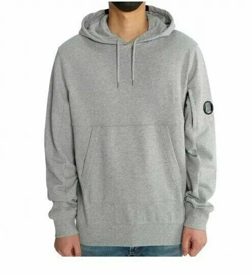 Мужской пуловер с диагональными флисовыми очками CPCompany NEW AUTHENTIC Серый 08CMSS032A