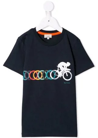 Paul Smith Junior футболка с принтом