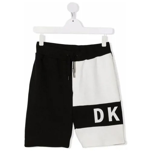 Шорты  DKNY, пояс на резинке, размер 128, черный