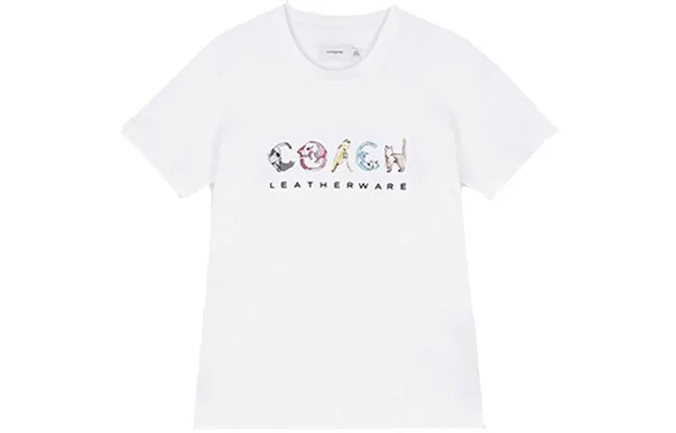 Футболка женская белая Coach