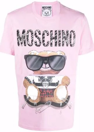 Moschino футболка с принтом Toy Bear