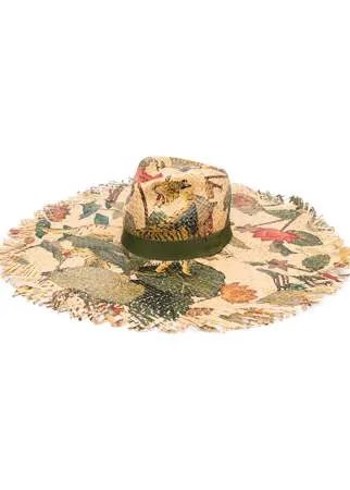 ETRO шляпа с цветочным принтом