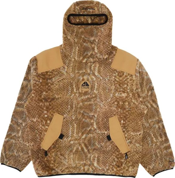 Пуловер Supreme x Nike ACG Fleece Pullover 'Gold Snakeskin', золотой