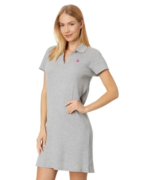 Платье U.S. POLO ASSN., Y' Placket Polo Dress