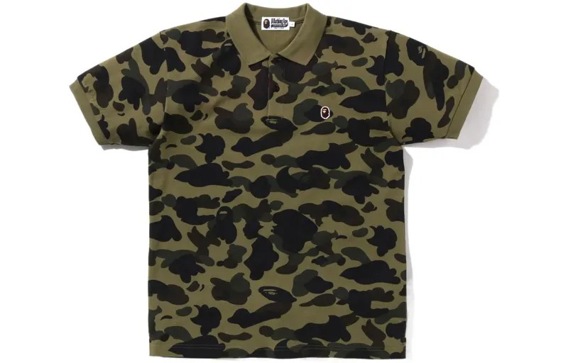 Рубашка поло мужская A Bathing Ape, коричневый
