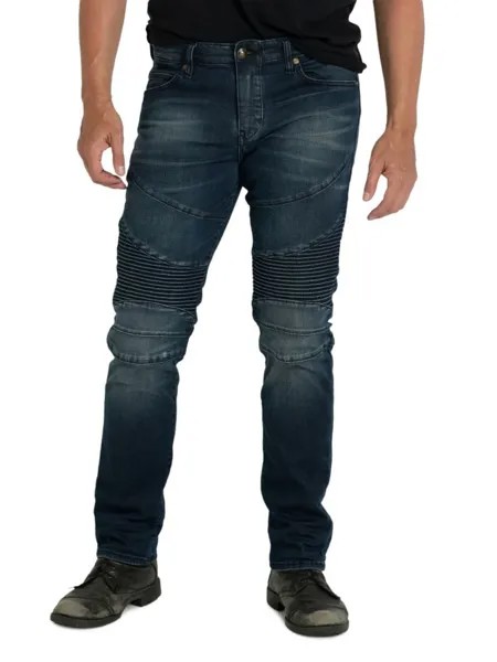 Потертые узкие байкерские джинсы Stitch'S Jeans, цвет Day Trip