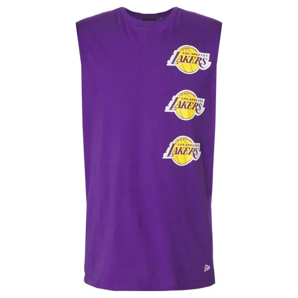 Футболка New Era NBA Los Angeles Lakers sleeveless T-shirt, фиолетовый
