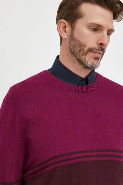 Хлопковый свитер Gap, фиолетовый