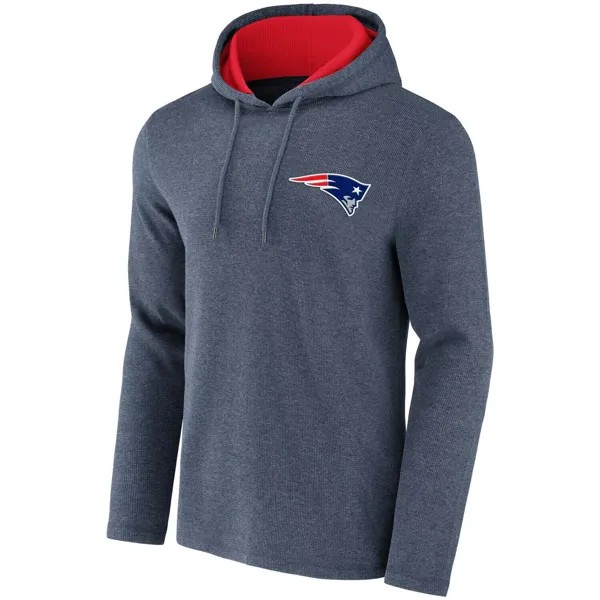 Мужская коллекция NFL x Darius Rucker от Fanatics Heathered Navy New England Patriots вафельный вязаный пуловер с капюшоном