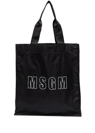 MSGM сумка-тоут с логотипом