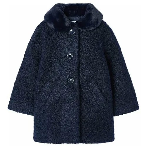 Пальто Mayoral, демисезон/зима, размер 122, синий