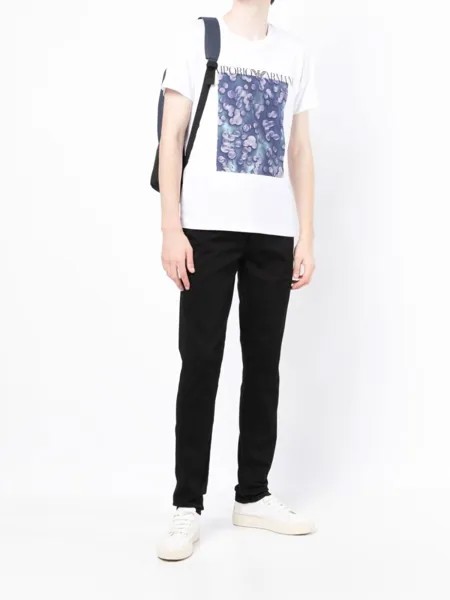 Emporio Armani узкие джинсы, черный