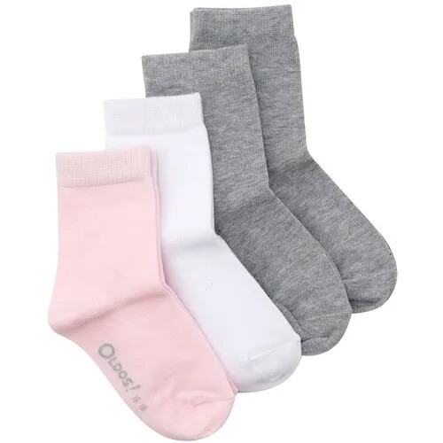 Носки Oldos размер 39-41, белый, розовый