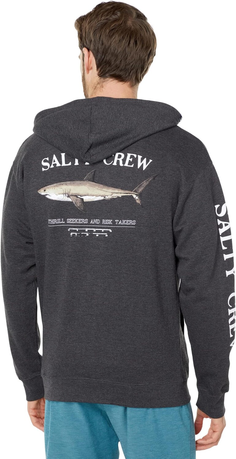 Толстовка Bruce Hood Fleece Salty Crew, цвет Charcoal