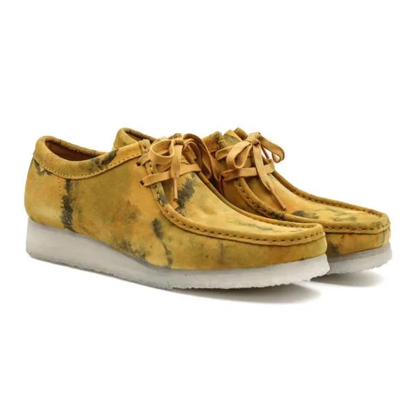 Мужские полуботинки Clarks (Wallabee 26162484), желтые