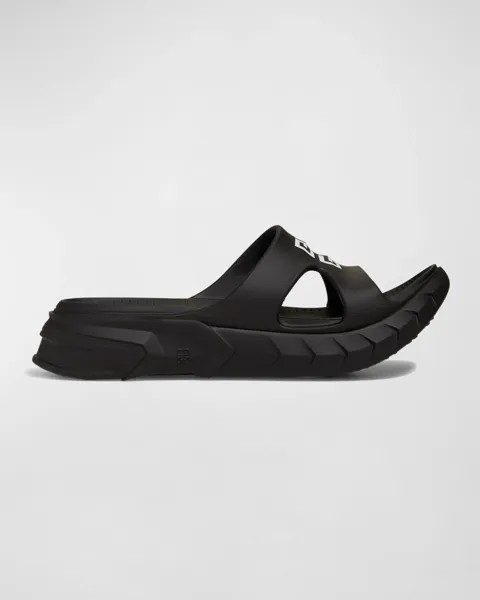 Мужские резиновые шлепанцы Marshmallow 4G Givenchy, цвет Black