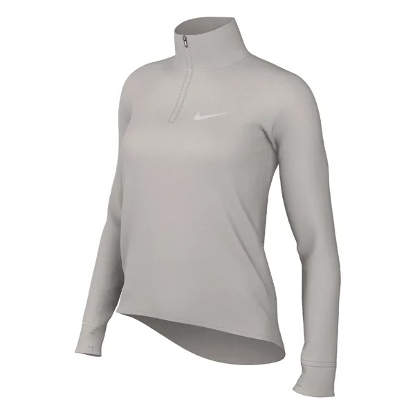Лонгслив Nike Therma-FIT Element Women's 1/2-Zip Running, светло-серый