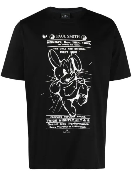 PS Paul Smith футболка с графичным принтом, черный