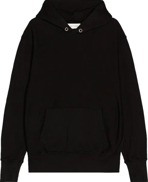 Худи Les Tien Cropped Hoodie 'Jet Black', черный