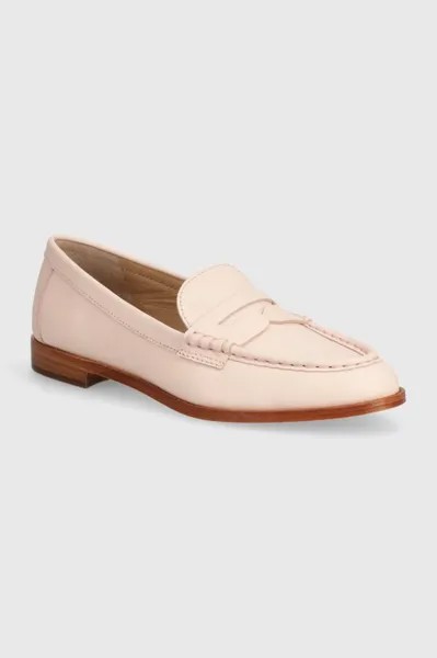 Кожаные лоферы Wynnie Lauren Ralph Lauren, роза