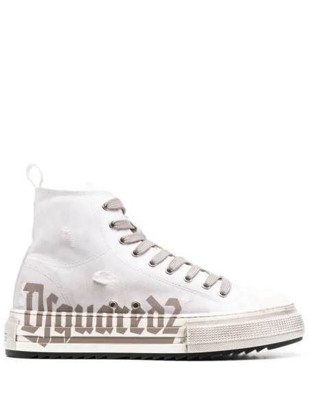 Dsquared2 кеды с логотипом, белый