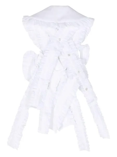 Многослойный топ с рюшами Noir Kei Ninomiya