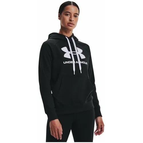 Толстовка Under Armour Rival Fleece Logo Hoodie Черный MD 1356318-001