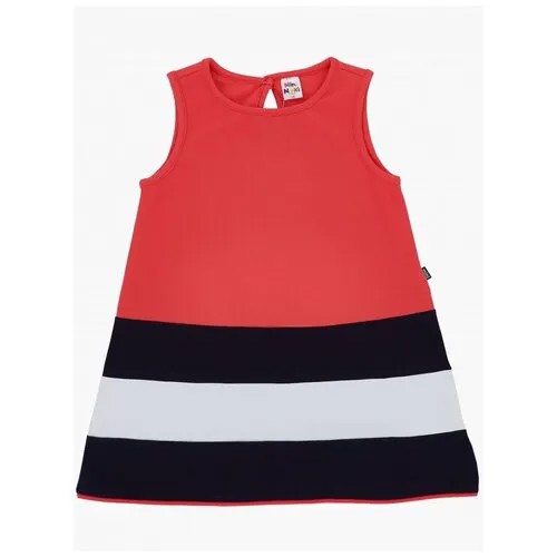 Платье Mini Maxi, модель 1381, цвет коралловый, размер 116