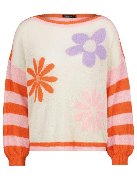 Пуловер Sublevel, цвет orange/rosa/creme