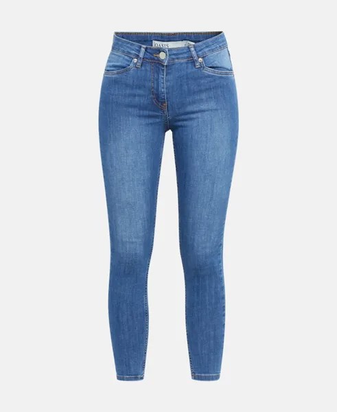 Узкие джинсы органик Oasis, светло-синий